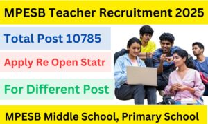 MPESB Teacher Recruitment 2025