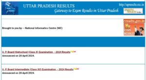 UP Board Result 2025